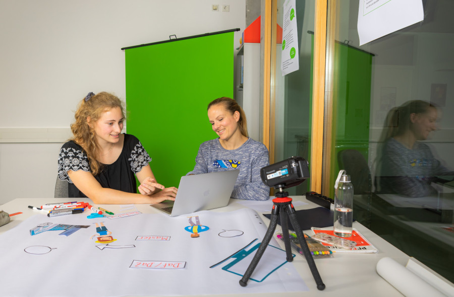 Erklärfilme drehen im MakerSpace am Herder-Institut