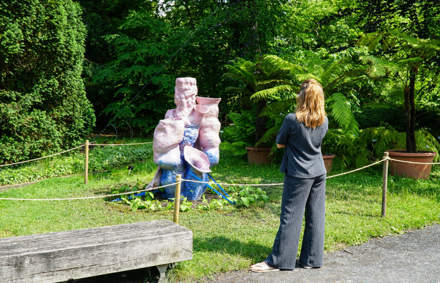Lebende Skulpturen im Botanischen Garten. Foto: Botanischer Garten.