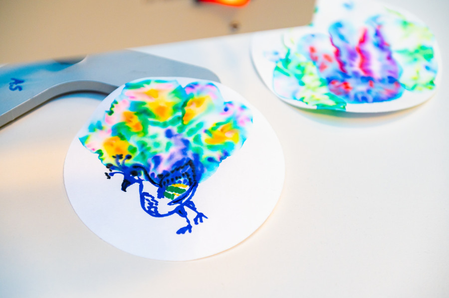 Bild von chromatografischer Auftrennung